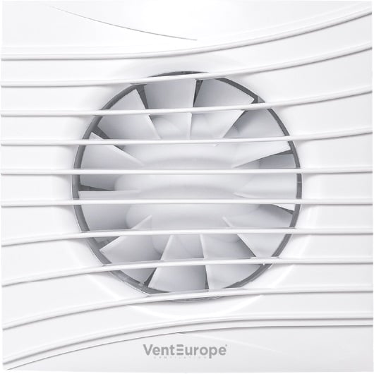 Аксиален вентилатор с клапа и датчик влага Vent Europe Fancy 4 BD HT ø100мм 8,4W