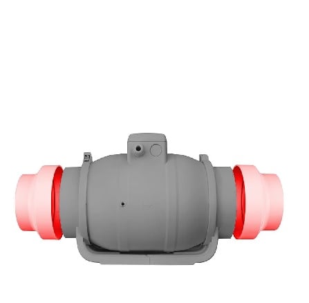 Канален вентилатор Vent Europe Monsoon 2 SP ø150/160мм 42-50W