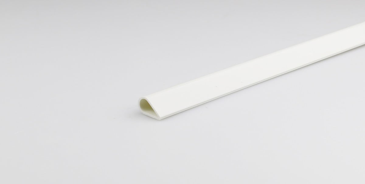PVC биндер профил 100x1,7см бял