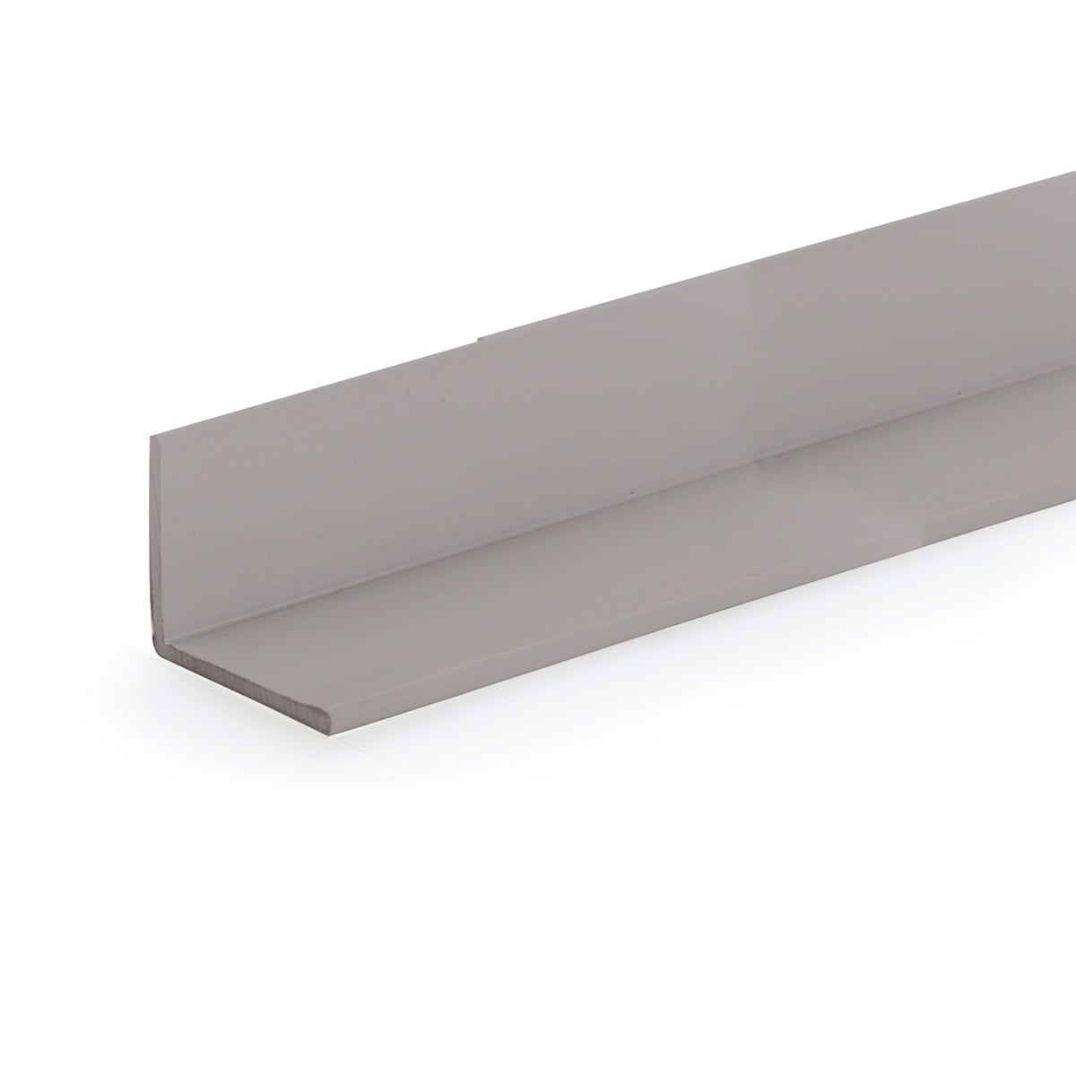 PVC ъглов профил 100x2x1см сив сатен
