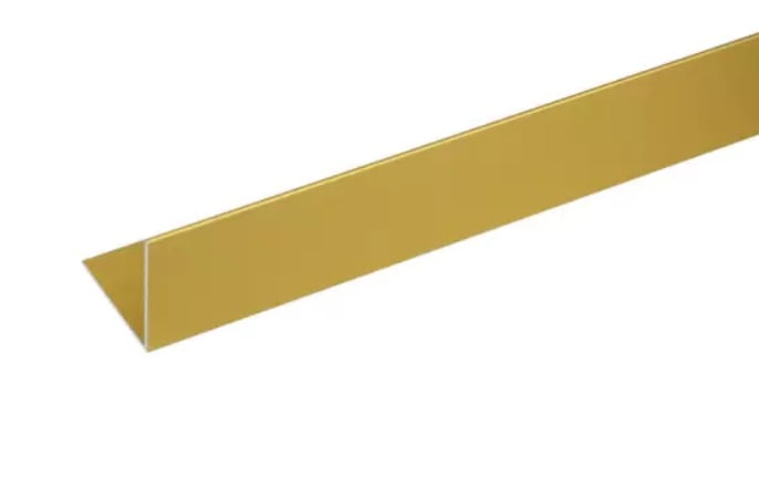 Месингов ъглов профил 100x2,3x2,3см полиран 
