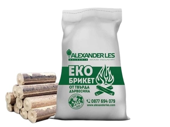Дървесни екобрикети Аlexander les 20 кг