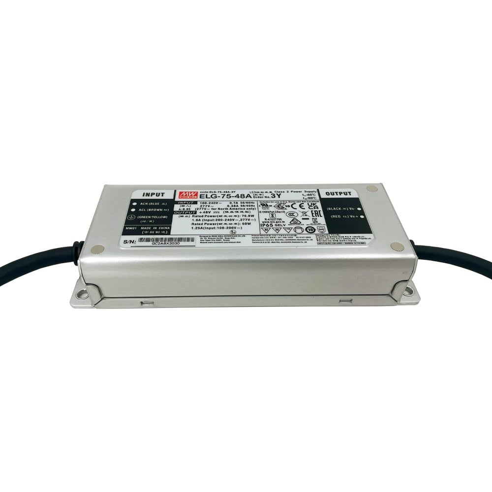 LED драйвър Lightex Mean Well 75W 48V 0-1.6A IP67