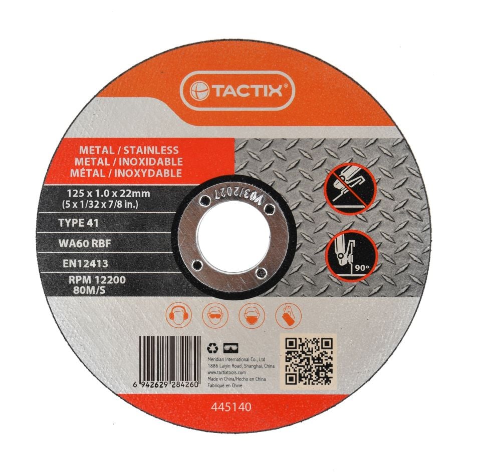 Диск за рязане за Inox Tactix 125х22,23x1мм