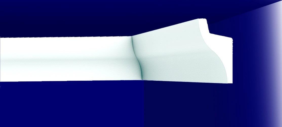 XPS корниз за LED L60HD бял 33x50мм 2м