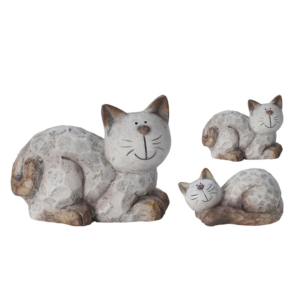 Коте 16,7x10,2x12,2см керамика
