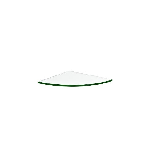 Ъглов стъклен рафт Dolle Glassline 300x300x8 мм прозрачен