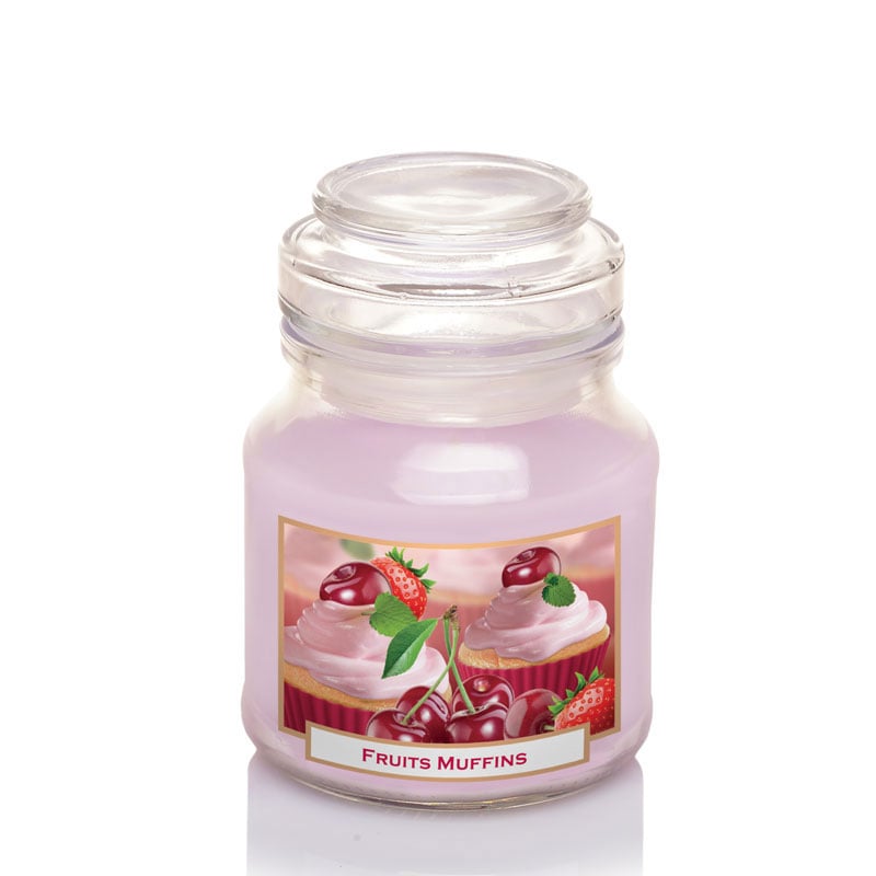 Ароматна свещ в бурканче Fruit Muffins Cherry 130г
