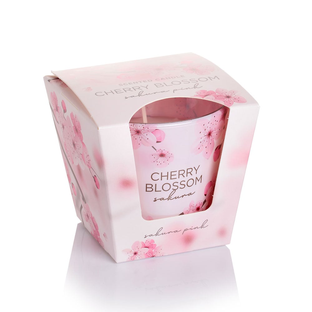 Ароматна свещ в чаша Cherry Blossom Sakura Pink 115г