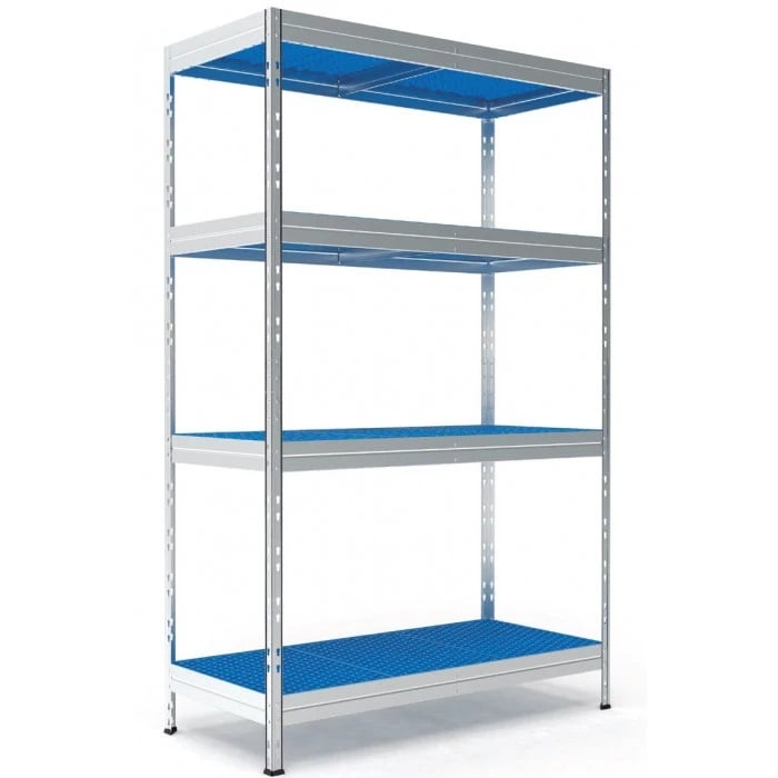 Метален стелаж с 4 рафта Horeca 175 / 180x150x50см / до 175кг на рафт