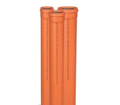 PVC Тръба Valplast ø50 КА муфа 4м