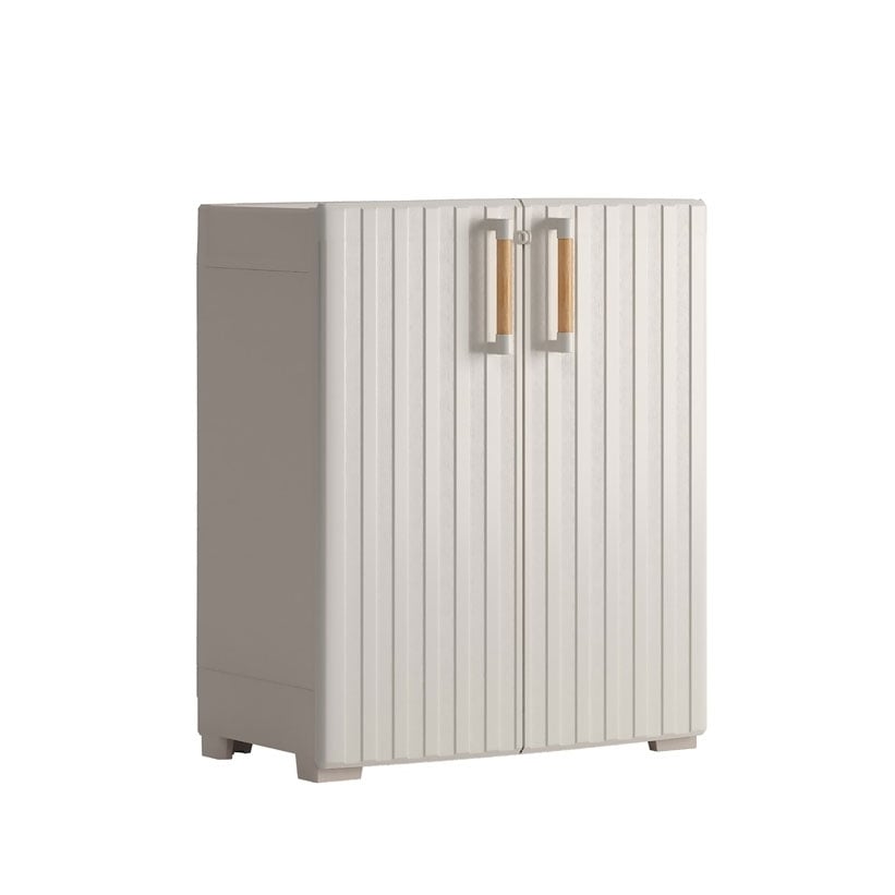 PVC шкаф Keter Groove бежов 80x45x98см / до 30кг на рафт