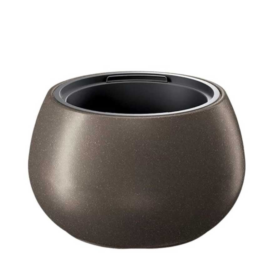 Саксия Heos Eco Wood 4625W 37х37х23см кафе