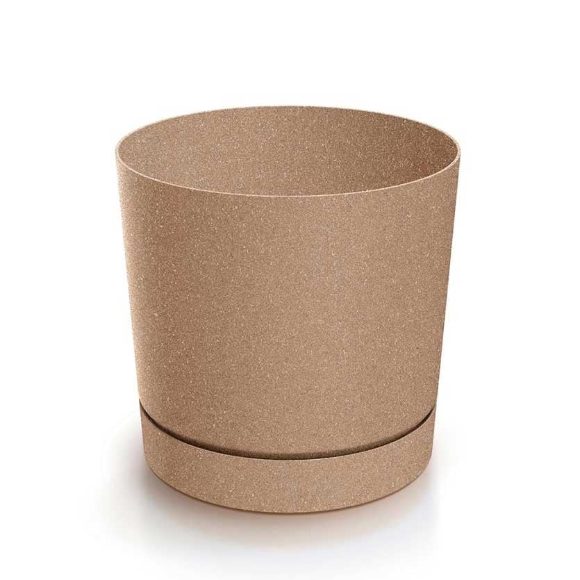Саксия Tubo P Eco Wood 4665W 24х24х23.1см натур