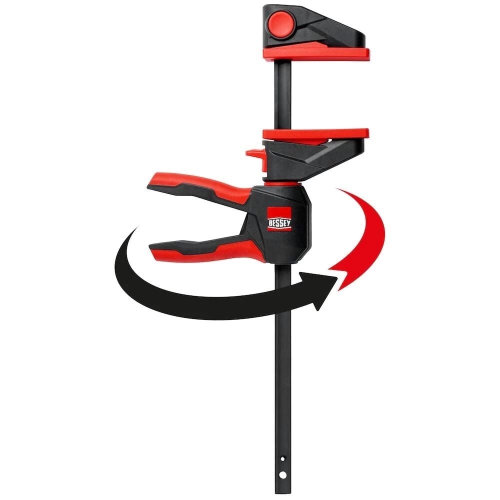 Стяга за една ръка с въртяща се дръжка Bessey EZ360-30 / 300х80мм