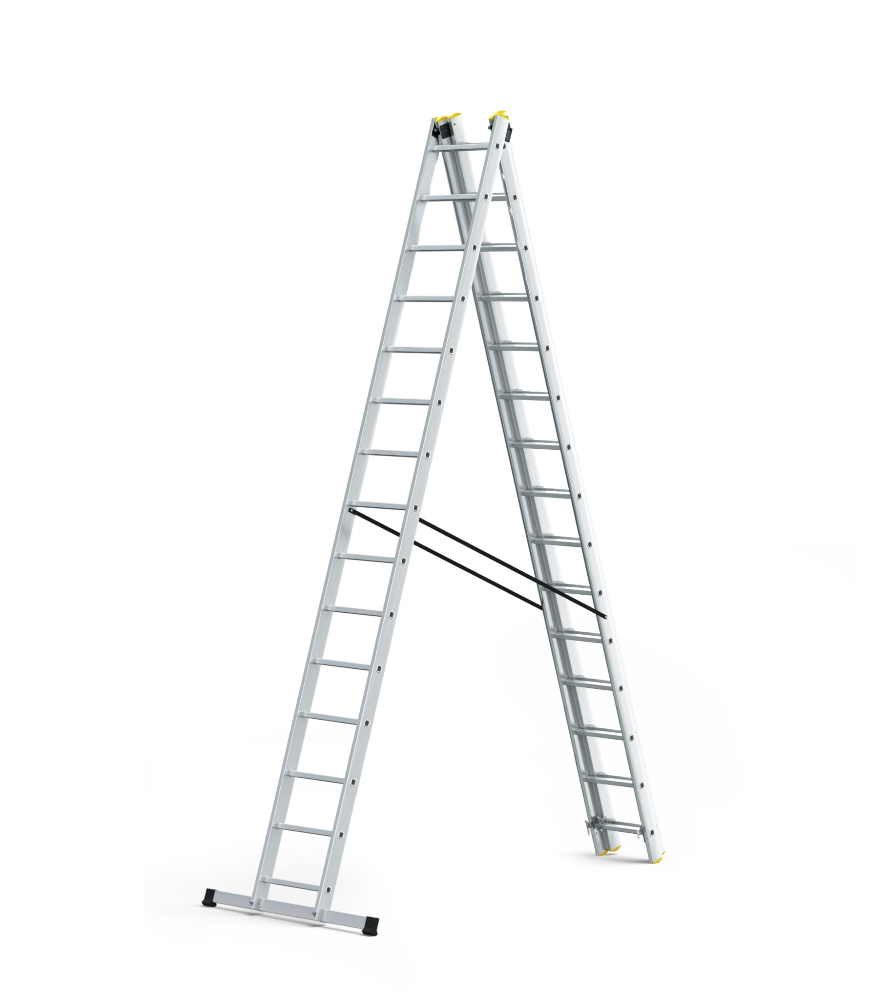 Алуминиева стълба Multisystem Pro 3х15 стъпала
