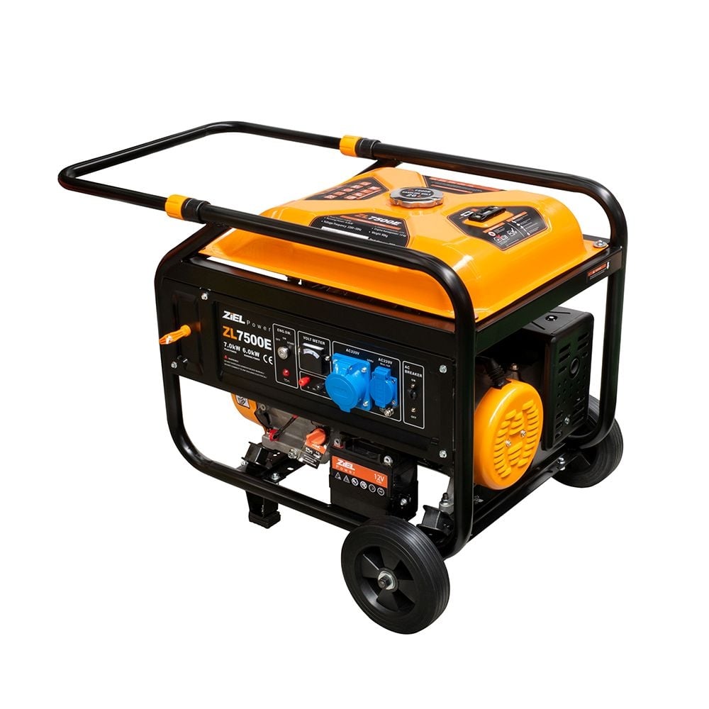 Бензинов генератор Ziel ZL7500E 6kW / 7kW