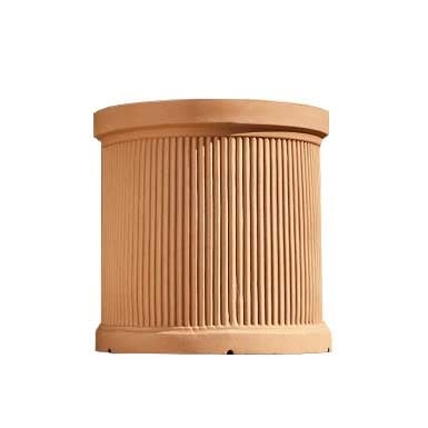 Кашпа полукръг My Garden Vaso a Pareti Millerighe 56х56х30 см керемида