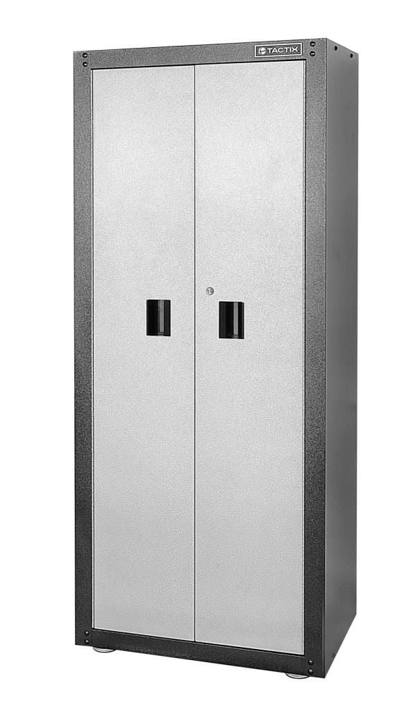 Метален висок шкаф с две врати Tactix 67,5х40,5х169см