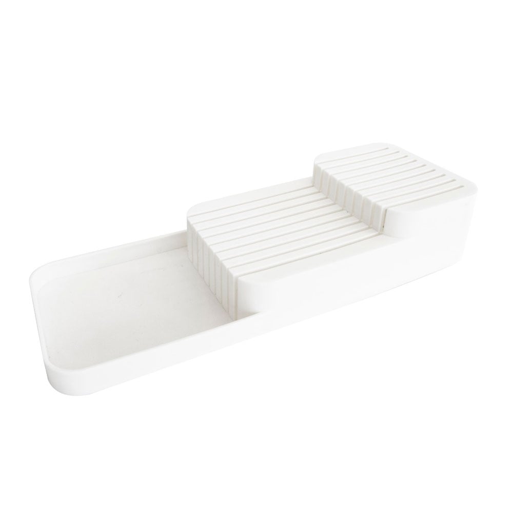 Органайзер за ножове на две нива Horecano Home 50830-W 39x14xh7,3см бял