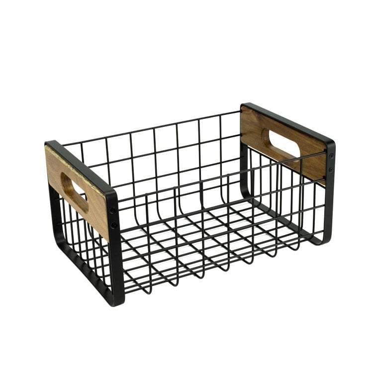 Метална касетка Horecano Home Large WK830830-L 38,8x25,8xh17,6см черен мат