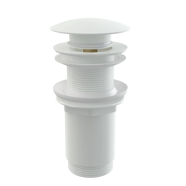Витло без преливник AlcaDrain A395B 1 1/4'' Click Clack бяло
