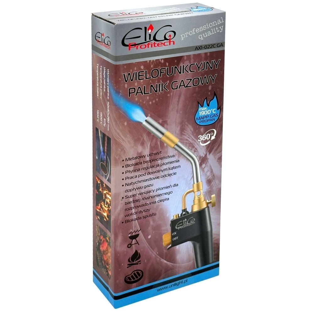 Професионална газова горелка Elico ProfiTech AX1-022C GA MAPP