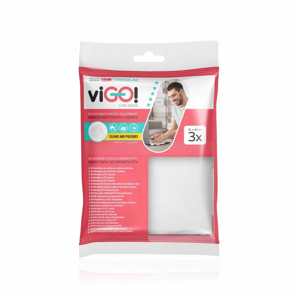 Микрофибърна кърпа за прах Vigo Premium Dust Free 3 броя