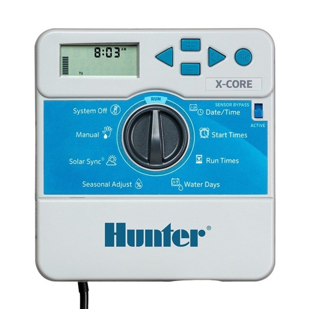Програматор за вътрешен монтаж Hunter X-Core 801iE 24V / 8 станции+траф 