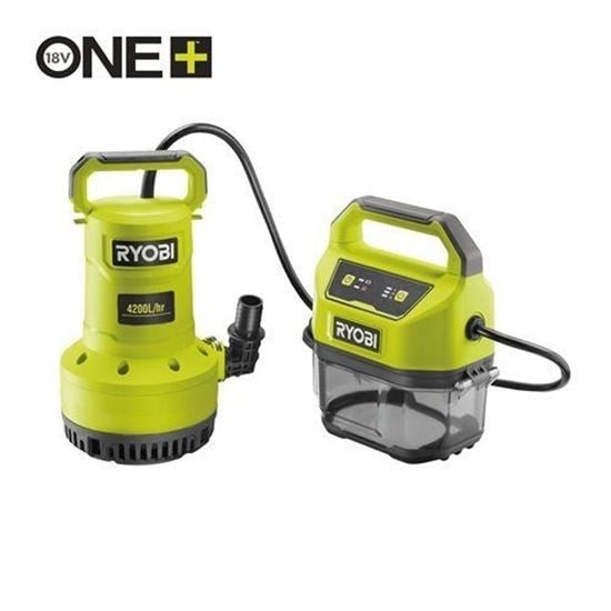 Акумулаторна потопяема водна помпа за мръсна вода Ryobi RY18SPA-O 18V
