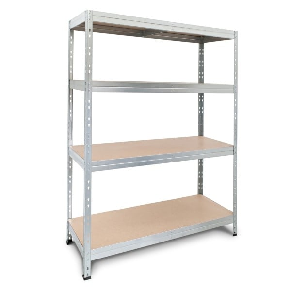 Метален поцинкован стелаж с 4 рафта AR Shelving Rivet 300 180x150x60см 300кг