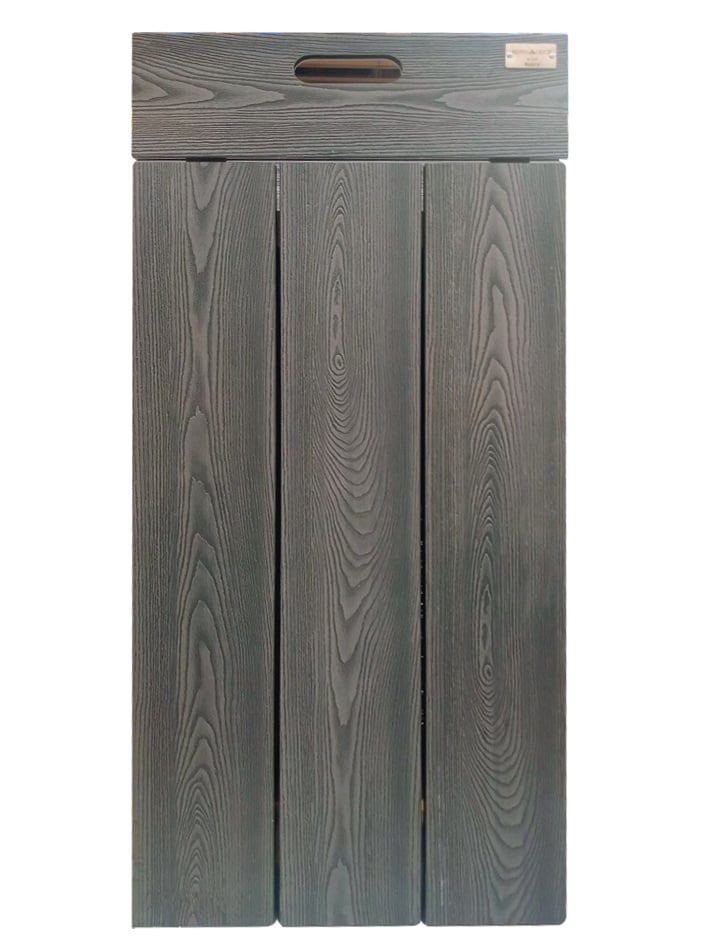 Декинг WPC Bergdeck S140 / 220х14х2,5см сив 
