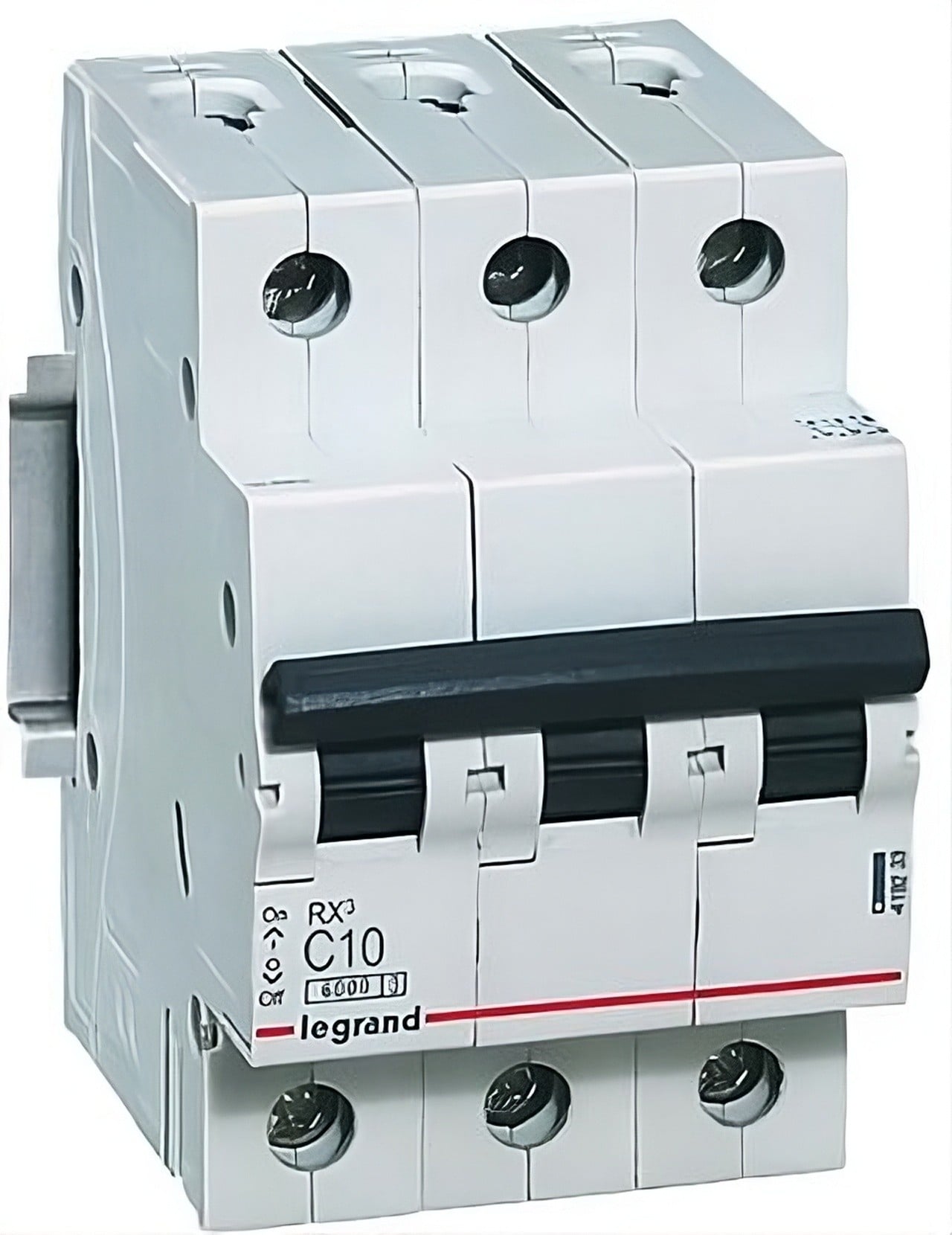 Автоматичен прекъсвач Legrand RX3 3P 20A крива С 6kA 