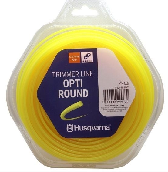 Тримерна корда Husqvarna Opti Round 2,7мм x 70м