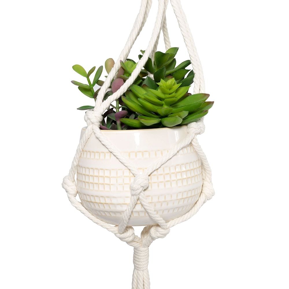 Изкуствено цвете в керамична саксия My Garden Succulent зелено