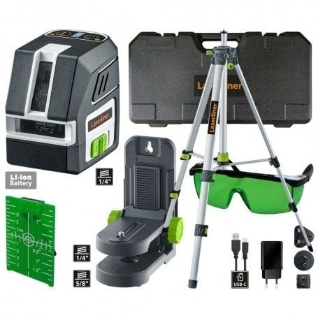 Линеен лазер Laserliner PocketCross-Laser 2G Set 0,3мм/м