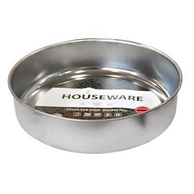 Дълбока кръгла тава Mira-N Houseware ø30xh7,5см хром
