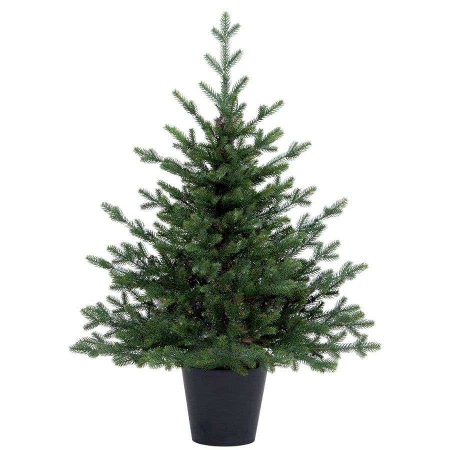 Изкуствена коледна елха в саксия Green Spruce 100см