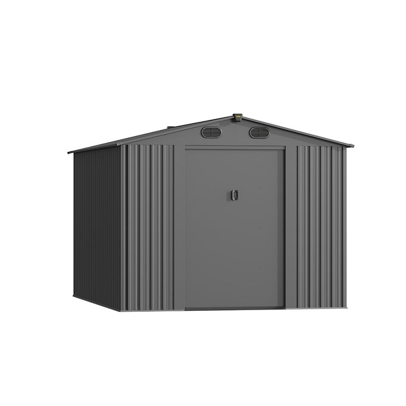 Градински навес барака Metallic Cool Grey 370х246х197см 