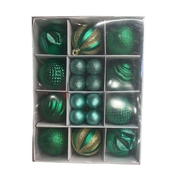 Комплект коледни топки Xmas R3-11 / 24 x 18 x 6 см