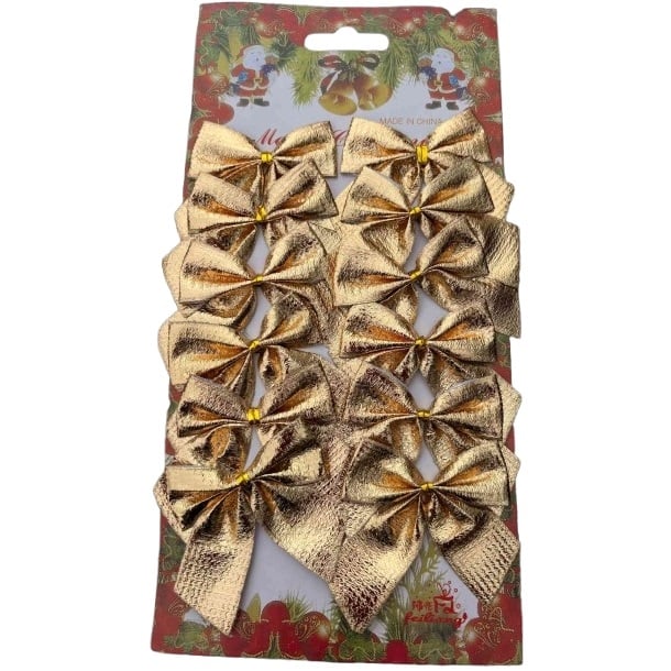 Коледни панделки XMAS Y2-9 / 55 x 6 см злато