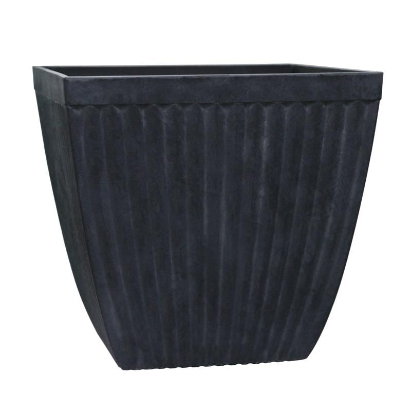 Саксия 43x43x41,5см черен въглен