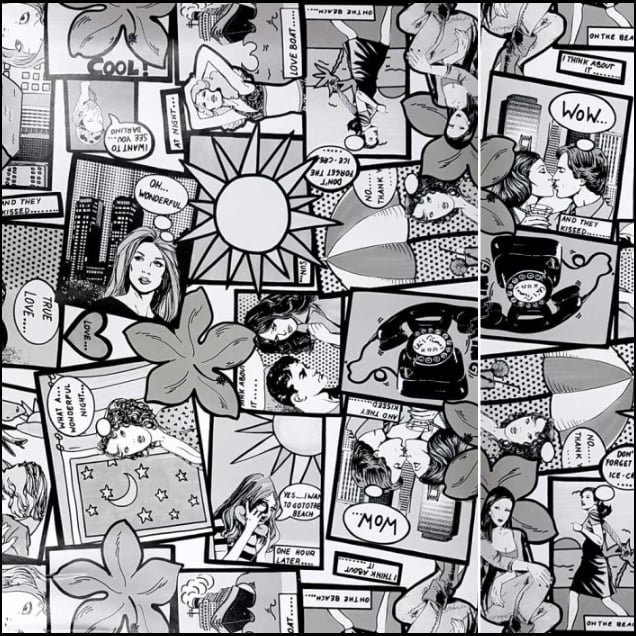 Самозалепващо фолио Venilia Comic 45см