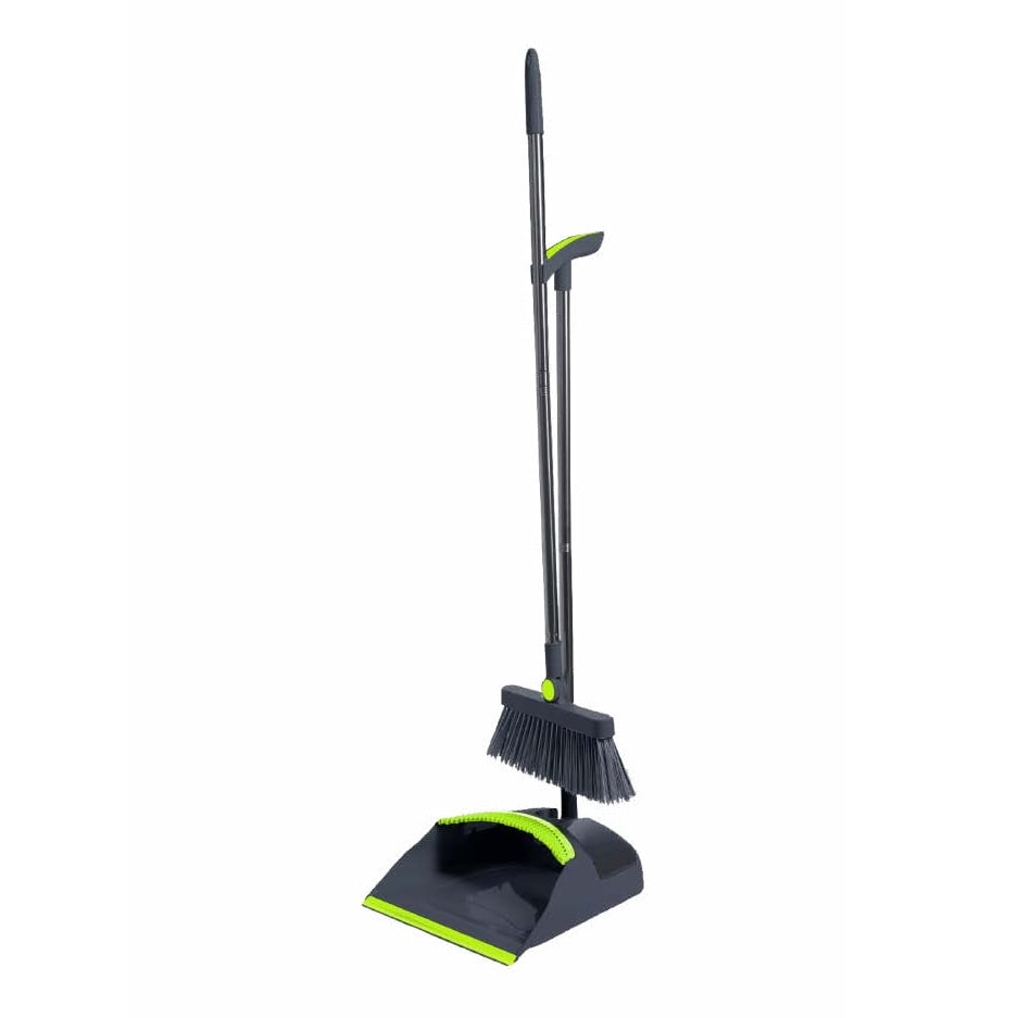 Четка + лопатка с контейнер Ziel Home Living сиви 23x2x93см