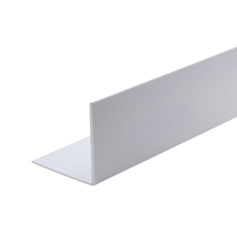 PVC ъглов профил 100x3x3 см бял