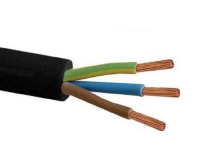 Кабел H05VV-F/ШВПС 3х1,5 / 300/500V черен