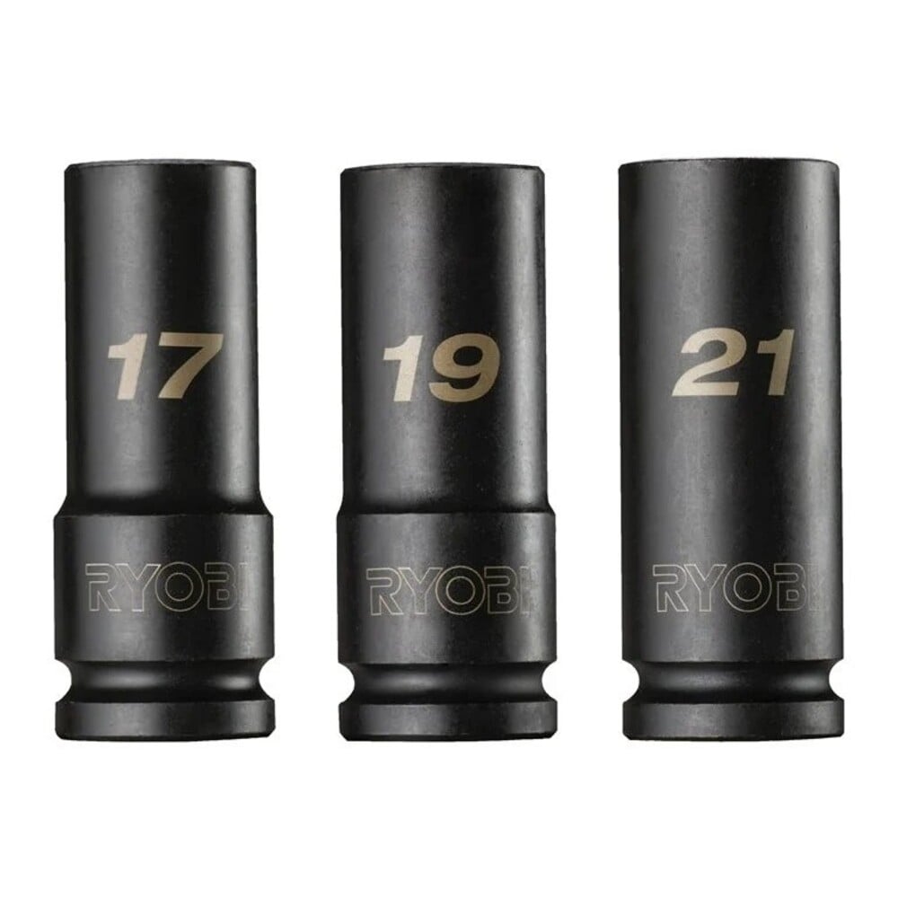 Комплект ударни вложки за гайковерт Ryobi RHDIS3PC 1/2" 3 части