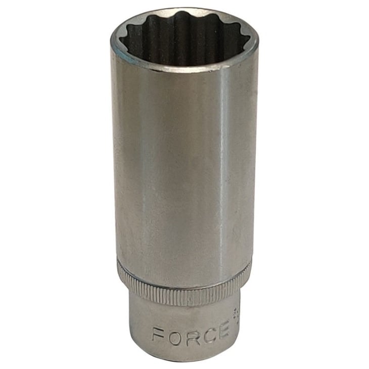 Удължена дванадесетостенна вложка Force 1/2" / 10мм