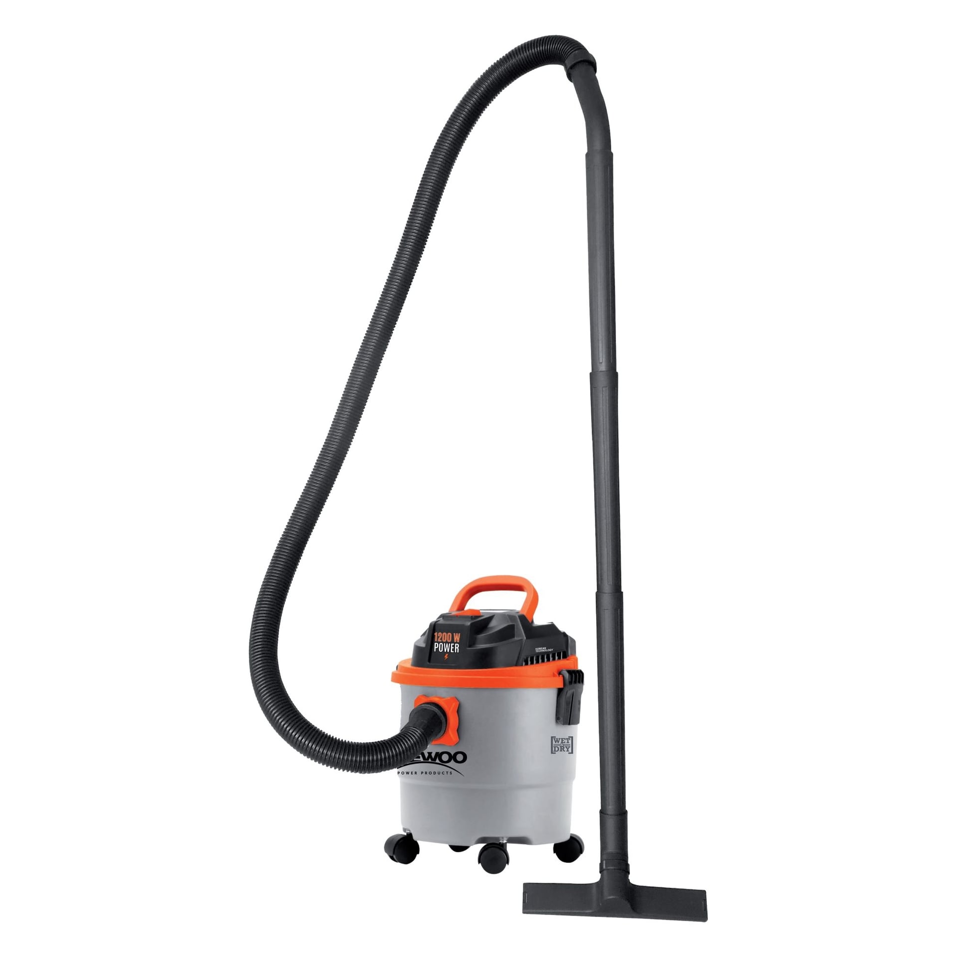 Прахосмукачка за сухо и мокро почистване Daewoo DAVC1250 / 1250W / 15л