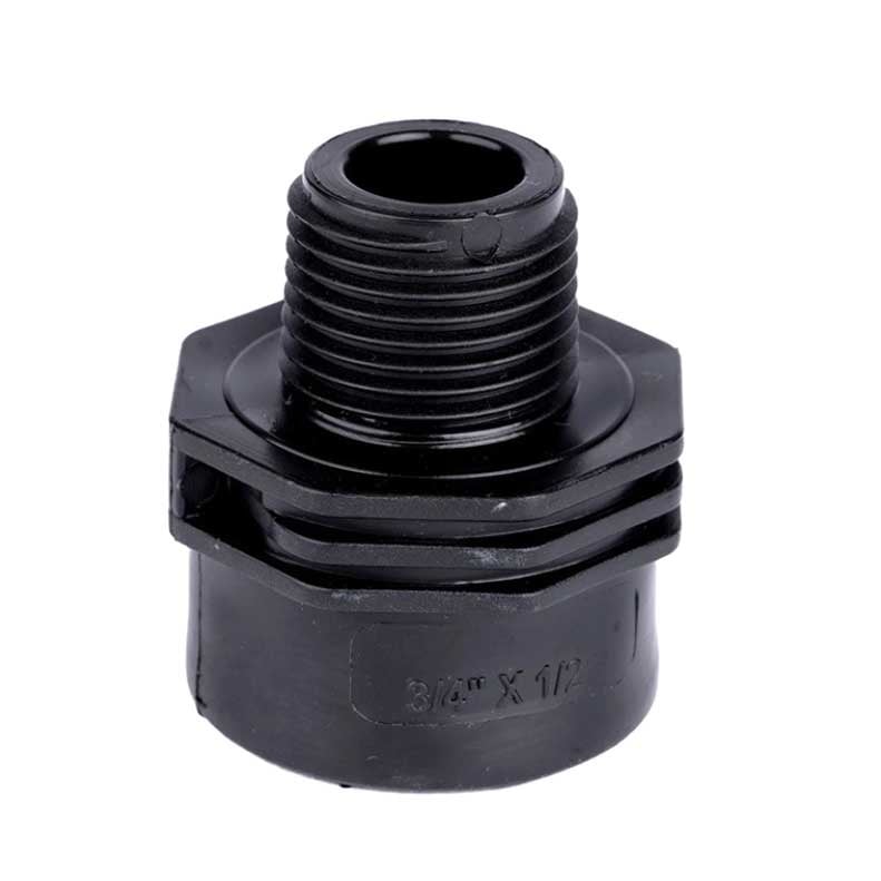 Полипропиленова редуктивна муфа-нипел 1/2"M x 3/4"F